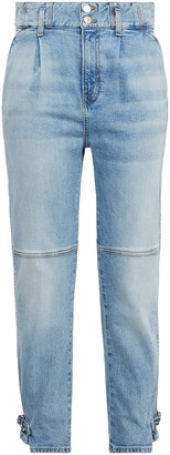 Veronica Beard Moika High-rise Tapered Jeans