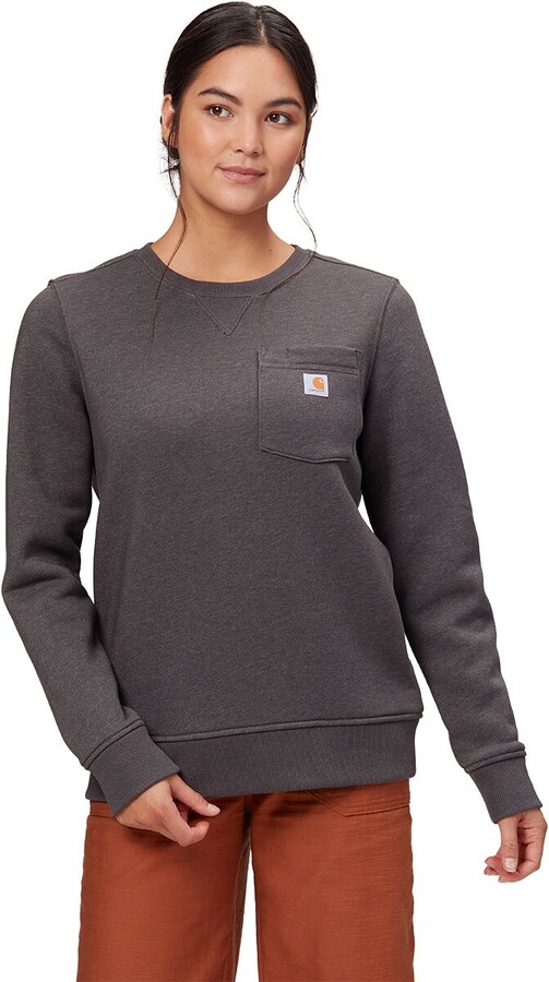 Italiaans Bang om te sterven Marine Carhartt Clarksburg Crewneck Pocket Sweatshirt - Women's - ShopStyle