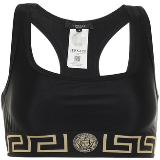 versace jungle print sports bra