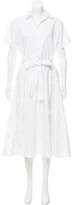 Thumbnail for your product : Lela Rose Embroidered Midi Dress