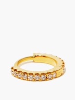 Thumbnail for your product : Maria Tash Eternity Diamond & 18kt Gold Single Earring - Yellow Gold