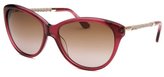Thumbnail for your product : Tod's Women's Donna Cat Eye Translucent Violet Sunglasses