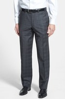 Thumbnail for your product : David Donahue Classic Fit Plaid Wool Suit