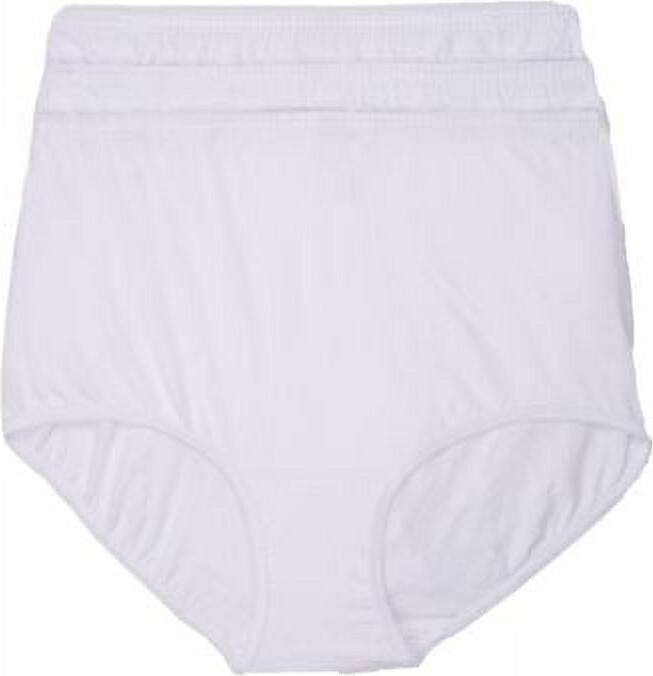 Vanity Fair Lingerie Women’s Perfectly Yours Classic Cotton Full Brief Underwear, 3-Pack
