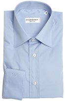 Thumbnail for your product : Saint Laurent light blue cotton point collar dress shirt