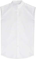 Thumbnail for your product : Maison Margiela Cotton Voile Sleeveless Shirt