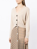 Thumbnail for your product : Pringle Cropped Button-Up Cardigan