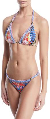 Camilla Printed Two-Piece Triangle Bikini Swim Set