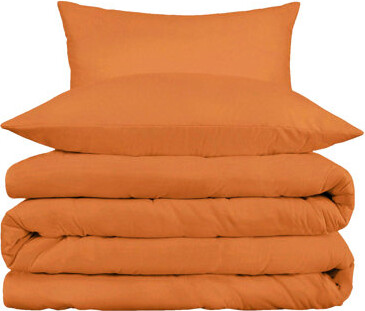 Superior Cotton Blend 800 Thread Count Solid Duvet Cover Set