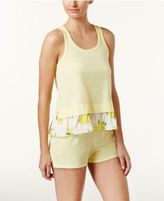 Thumbnail for your product : Kate Spade Flounce Top and Boxer Shorts Knit Pajama Set