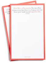 Thumbnail for your product : Ben's Garden 'Life Is Like a Roller Coaster' ScribbleTM Notepads (2-Pack)