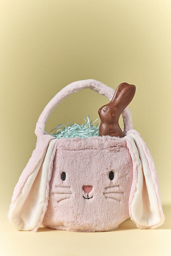 MON AMI Fuzzy Bunny Easter Basket