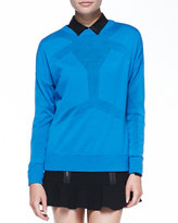 Thumbnail for your product : Robert Rodriguez Android Merino Seamed Sweater
