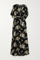 Thumbnail for your product : Reformation Winslow Floral-print Georgette Wrap Maxi Dress