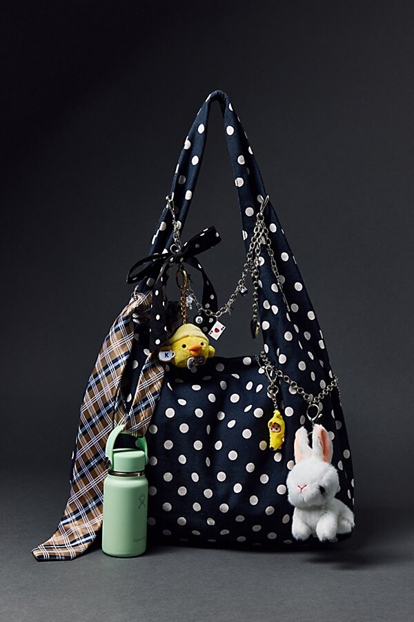 Kimchi & Blue Kimchi Blue Polka Dot Everyday Tote Bag in Black
