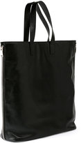 Thumbnail for your product : Saint Laurent Rider Leather Shopping Bag, Black