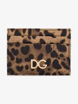 Dolce & Gabbana leopard print cardholder