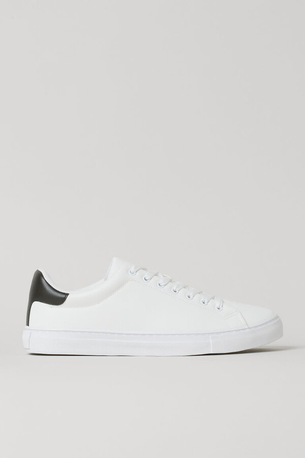 white sneakers h and m