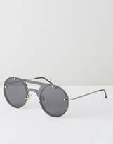 Thumbnail for your product : Spitfire Algorithm Aviator Sunglasses In Black