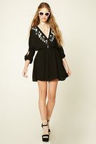 Thumbnail for your product : Forever 21 FOREVER 21+ Embroidered Peasant Dress