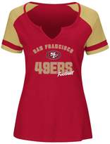 Majestic Ladies Offense Top - San Francisco 49ers Rouge