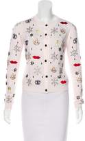 Thumbnail for your product : Alice + Olivia Wool Embellished Cardigan