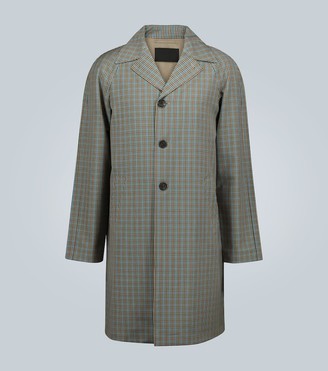 Prada Checked trench coat