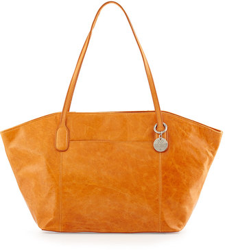 Hobo Patti Leather Tote Bag, Tangerine