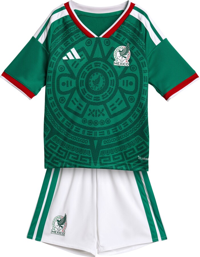 adidas Toddler Mexico 2026 Home Replica Jersey Kit, Boys', 2T, Green