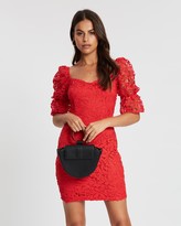 Thumbnail for your product : Missguided Lace Square Neck Body-Con Mini Dress