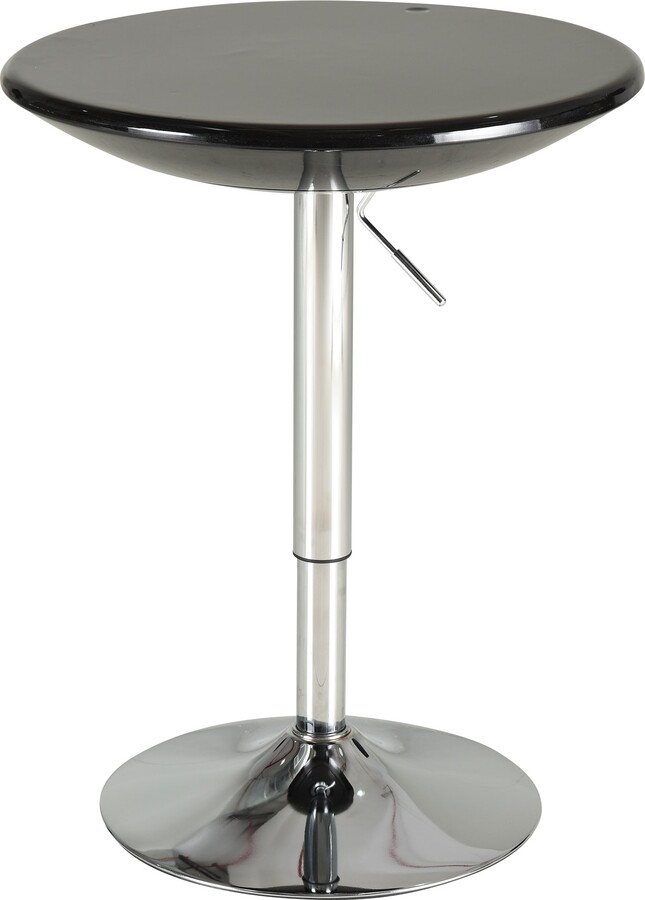 Round Cocktail Bar Table Metal Base Tall Bistro Pub Desk