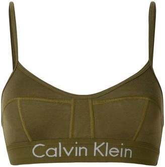 Calvin Klein Jeans logo trim bralette