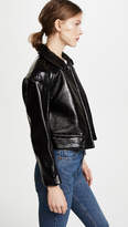 Thumbnail for your product : Rebecca Taylor Textured Vegan Leather Jacket