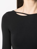 Thumbnail for your product : Helmut Lang V-back long-sleeved dress