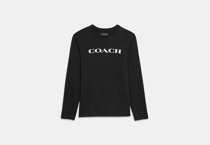 Coach Outlet Signature T-Shirt - ShopStyle Long Sleeve Shirts