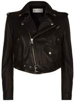 Thumbnail for your product : Faith Connexion Cropped Leather Jacket