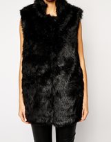 Thumbnail for your product : Y.A.S Leo Vest in Faux Fur