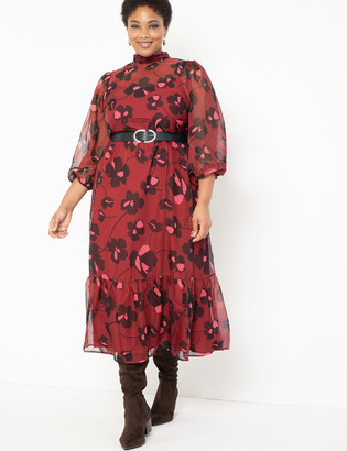 plus size sheer shirt dress