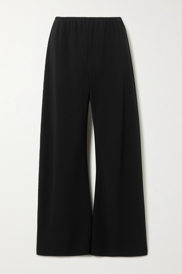 Black Crepe Pants | Shop the world's largest collection of fashion |  ShopStyle