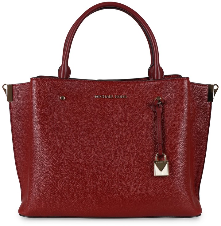 MICHAEL Michael Kors Arielle Big Pebbled Leather Handbag - ShopStyle ...