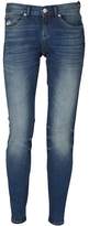 Superdry Womens Standard Skinny Fit Jeans Selvedge Dark Miner Worn