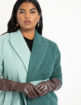 Thumbnail for your product : ELOQUII Faux Leather Opera Gloves