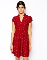 Thumbnail for your product : Lovestruck Deirdre Dress in Cross Stitch Heart Print