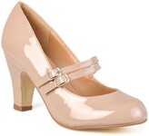 Thumbnail for your product : Journee Collection Wendy Patent Mary Jane Pump