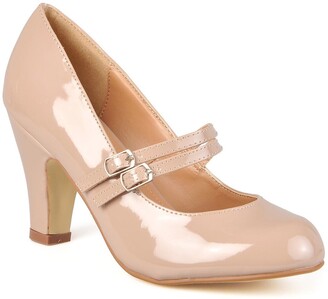 Journee Collection Wendy Patent Mary Jane Pump