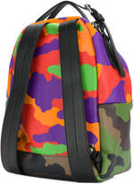 Thumbnail for your product : Moschino clashing camouflage Biker backpack