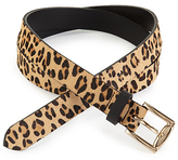 Thumbnail for your product : Marks and Spencer M&s Collection Leather Leopard Print Belt