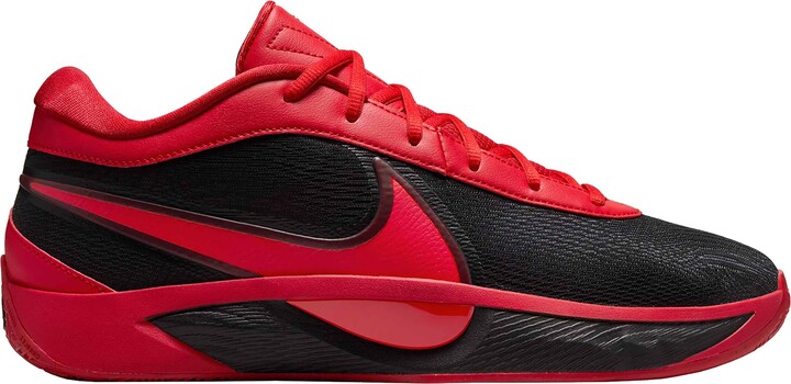 Nike Giannis Freak 6 Basketball Shoes, Men's, M8/W9.5, Black/Red/Black