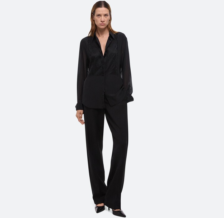 Helmut Lang Relaxed Lace Shirt