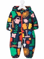 Thumbnail for your product : Stella McCartney Kids Graphic-Print Recycled Polyester Romper